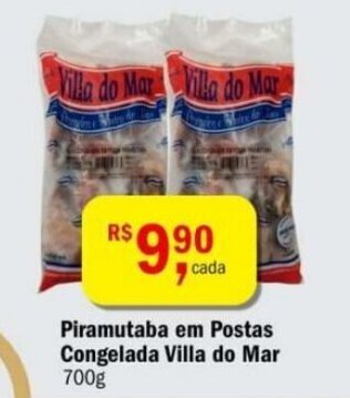 Ultrabox Piramutaba em Postas Congelada Villa do Mar 700g oferta
