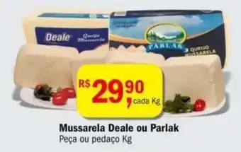 Ultrabox Mussarela Deale ou Parlak 1kg oferta