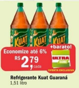 Ultrabox Refrigerante Kuat Guarana 1.51L oferta