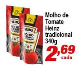 Ricoy Supermercados Molho de Tomate Heinz Trad. 340g oferta