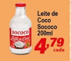 Ricoy Supermercados Leite de Coco Sococo 200ml oferta