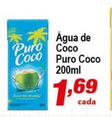 Ricoy Supermercados Agua de Coco Puro Coco 200ml oferta