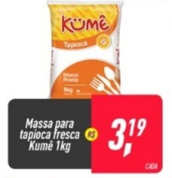 Frangolândia Massa para tapioca fresca Kume 1kg oferta