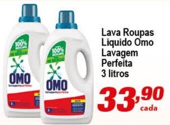 Ricoy Supermercados Lava Roupas Liquido Omo Lavagem Perfeita 3L oferta
