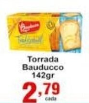 Rossi Supermercado Torrada Bauducco 142g oferta