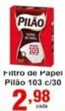 Rossi Supermercado Filtro de Papel Pilao 103 c/30 oferta
