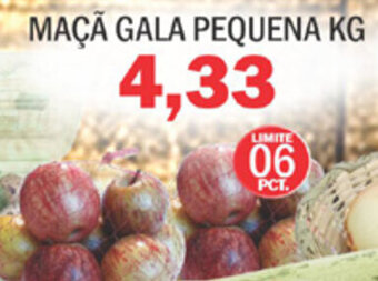 Supermercados Mendonça Maca Gala Pequena 1kg oferta
