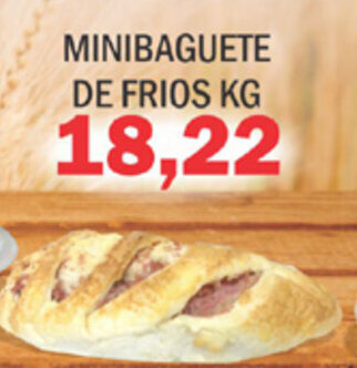Supermercados Mendonça Minibaguete de Frios 1kg oferta
