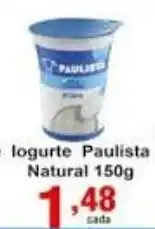 Rossi Supermercado Iogurte Paulista Ntaural 150g oferta
