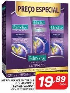 GBarbosa Kit palmolive naturals 2 shampoos + 1 condicionador oferta