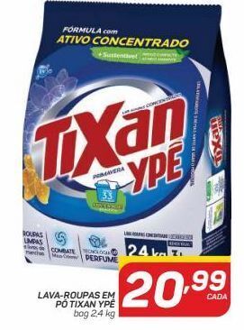 GBarbosa Lava-roupas em pó tixan ypê 2.4kg oferta
