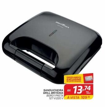 GBarbosa Sanduicheira grill britânia oferta
