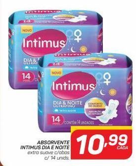 GBarbosa Absorvente intimus dia e noite oferta