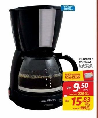 GBarbosa Cafeteira britânia oferta