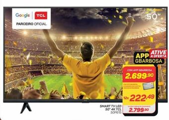 GBarbosa Smart tv led 50” 4k tcl oferta