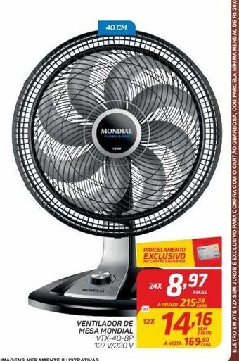 GBarbosa Ventilador de mesa mondial oferta