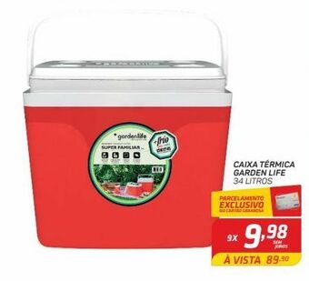 Caixa térmica garden life 34 litros