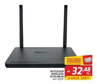 GBarbosa Roteador wireless intelbras oferta