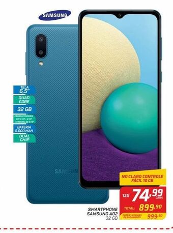 GBarbosa Smartphone samsung a02 32 gb oferta