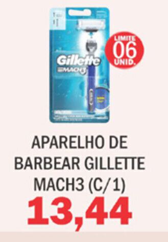 Aparelho de Barbear Gillette Mach3 (c/1)