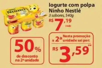 Nacional Iogurte com polpa Ninho Nestle 540g oferta