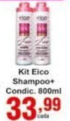 Rossi Supermercado Kit Eico Shampoo + Condic. 800ml oferta
