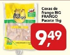 Coxas de Frango Big Frango pacote 1kg