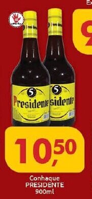 Supermercados Nori Conhaque President 900ml oferta