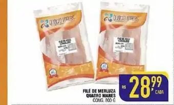 Mercantil Rodrigues Filé de merluza quatro mares oferta