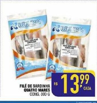 Filé de sardinhas quatro mares