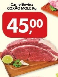 Supermercados Nori Carne Bovina Coxao Mole 1kg oferta
