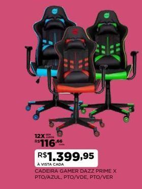 DB Supermercados Cadeira gamer dazz oferta