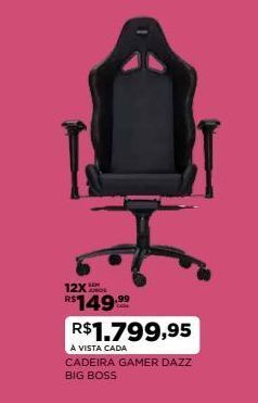 DB Supermercados Cadeira gamer dazz oferta