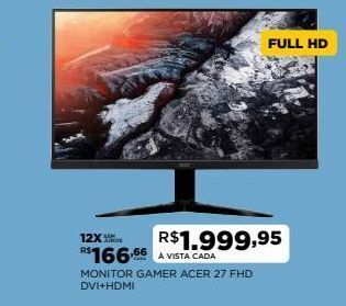 DB Supermercados Monitor gamer acer oferta