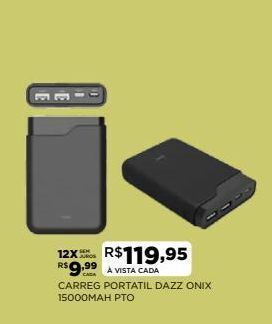 DB Supermercados Carregador portatil dazz oferta