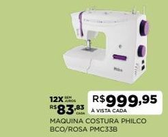 DB Supermercados Máquina de costura philco oferta