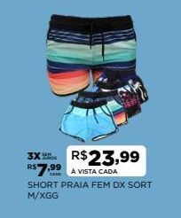 DB Supermercados Short feminino oferta