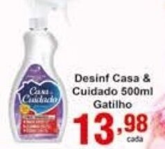 Desinf Casa & Cuidado 500ml Gatilho