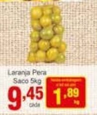 Rossi Supermercado Laranja Pera Saco 5kg oferta
