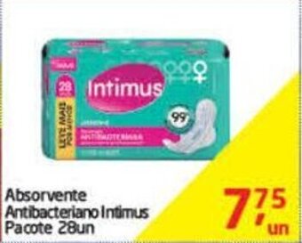 Tenda Atacado Absorvente Antibacteriano Intimus pacote 28un oferta