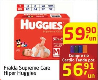 Tenda Atacado Fralda Supreme care Hiper Huggies oferta