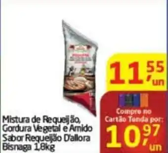 Tenda Atacado Mistura de Requeijao, Gordura Vegetal e Amido Sabor Requeijao D'allora Bisnaga 1.8kg oferta