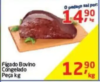 Tenda Atacado Figado Bovino Congelado peca 1kg oferta