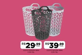 DB Supermercados Cesto para roupa oferta