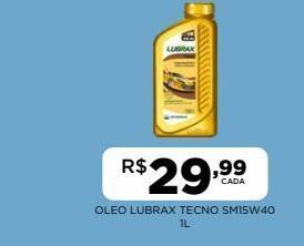 DB Supermercados Óleo lubrax oferta