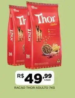 DB Supermercados Ração para cães thor oferta