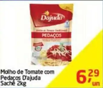Molho de Tomate com Pedacos D'ajuda sache 2kg