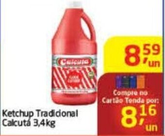 Tenda Atacado Ketchup Tradicional Calcuta 3.4kg oferta