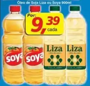 Supermercados Guanabara Oleo de Soja Liza ou Soya 900ml oferta