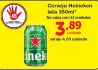 Roldão Cerveja Heineken lata 350ml oferta